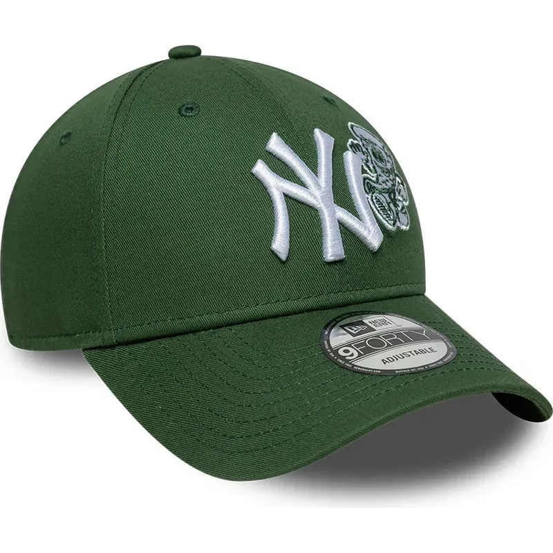 lippikset-kaareva-vihrea-saadettava-nauha-9forty-food-icon-new-york-yankees-mlb-new-era