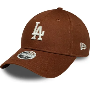 Lippikset kaareva ruskea säädettävä nauha 9FORTY League Essential Midi Los Angeles Dodgers MLB New Era