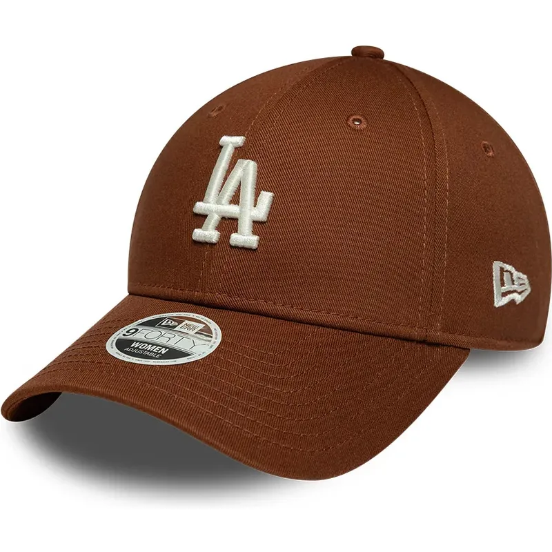lippikset-kaareva-ruskea-saadettava-nauha-9forty-league-essential-midi-los-angeles-dodgers-mlb-new-era