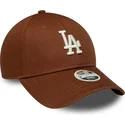 lippikset-kaareva-ruskea-saadettava-nauha-9forty-league-essential-midi-los-angeles-dodgers-mlb-new-era