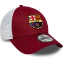 lippikset-kaareva-rekka-punainen-saadettava-nauha-9forty-league-fc-barcelona-laliga-new-era