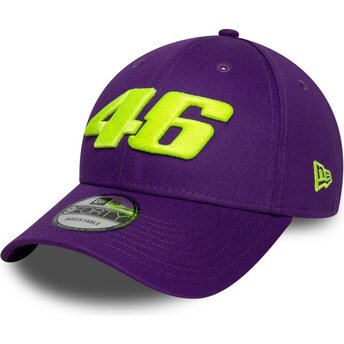 Lippikset kaareva violetti säädettävä nauha 9FORTY Wordmark Valentino Rossi VR46 MotoGP New Era
