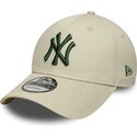 lippikset-kaareva-beige-saadettava-nauha-9forty-league-essential-new-york-yankees-mlb-new-era
