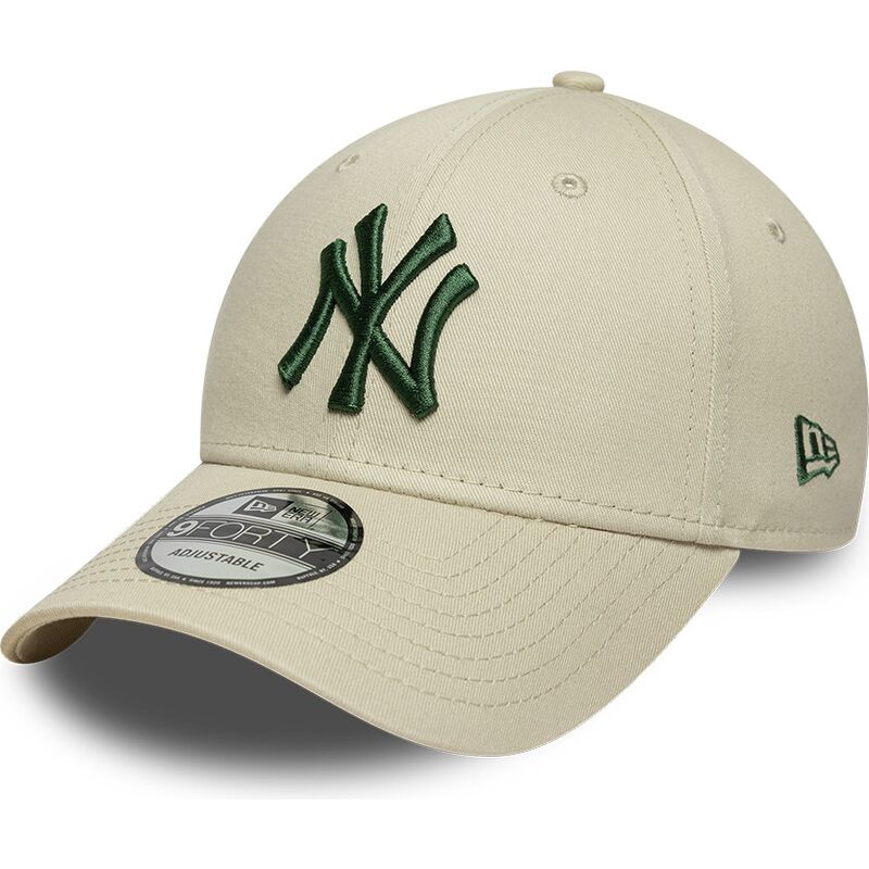 lippikset-kaareva-beige-saadettava-nauha-9forty-league-essential-new-york-yankees-mlb-new-era