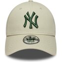 lippikset-kaareva-beige-saadettava-nauha-9forty-league-essential-new-york-yankees-mlb-new-era