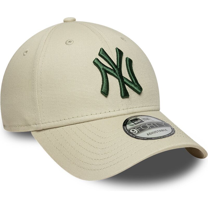lippikset-kaareva-beige-saadettava-nauha-9forty-league-essential-new-york-yankees-mlb-new-era