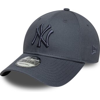 Lippikset kaareva harmaa säädettävä nauha 9FORTY League Essential New York Yankees MLB New Era