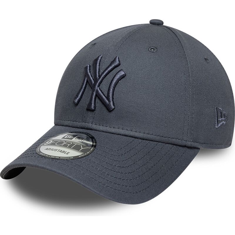 lippikset-kaareva-harmaa-saadettava-nauha-9forty-league-essential-new-york-yankees-mlb-new-era