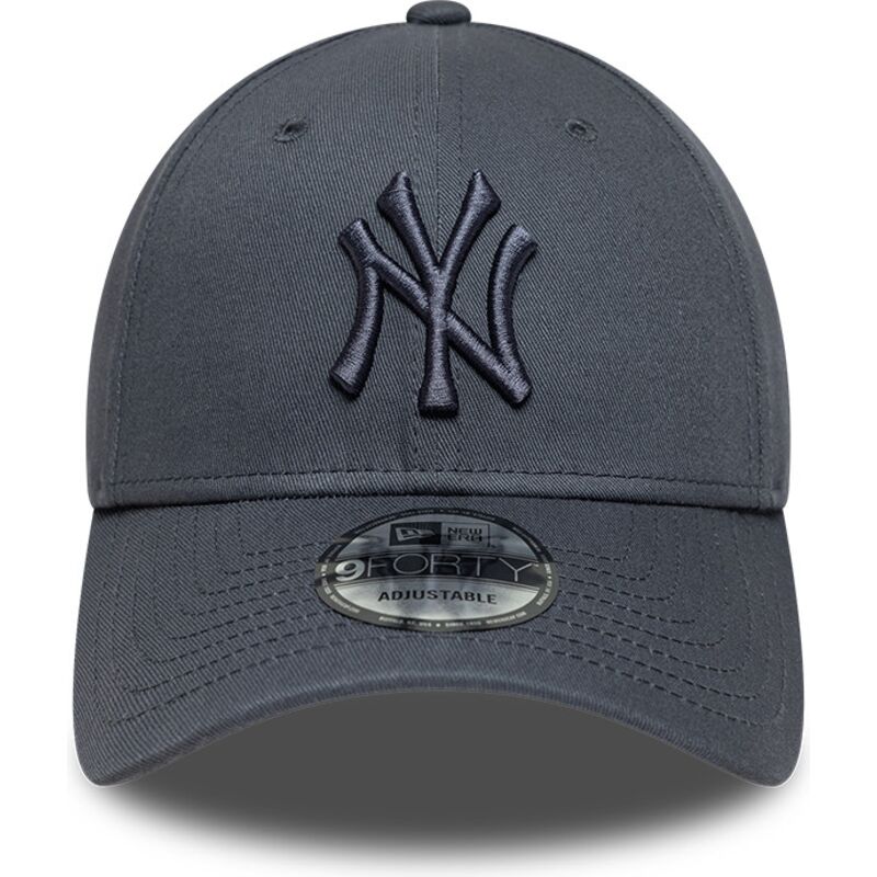 lippikset-kaareva-harmaa-saadettava-nauha-9forty-league-essential-new-york-yankees-mlb-new-era