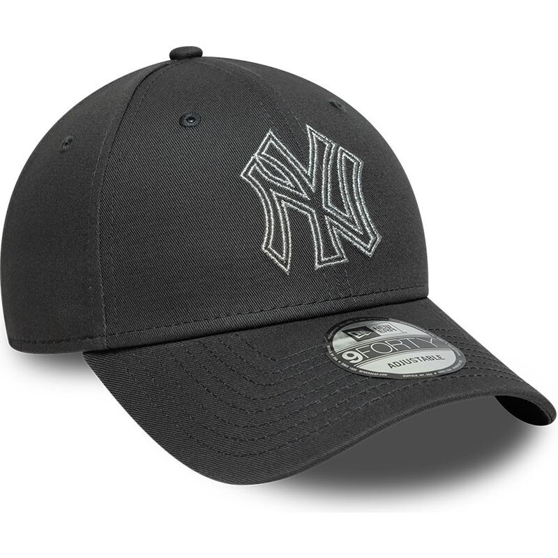 lippikset-kaareva-harmaa-saadettava-nauha-9forty-metallic-outline-new-york-yankees-mlb-new-era lippikset-kaareva-harmaa-saadettava-nauha-9forty-metallic-outline-new-york-yankees-mlb-new-era
