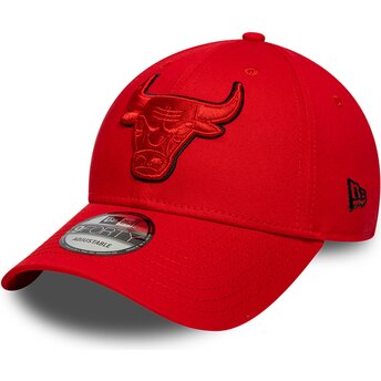 Lippikset kaareva punainen säädettävä nauha 9FORTY Outline Chicago Bulls NBA New Era