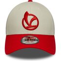 lippikset-kaareva-punainen-saadettava-nauha-9forty-contrast-visor-vespa-piaggio-new-era