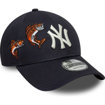 Lippikset kaareva laivastonsininen säädettävä nauha 9FORTY Outdoor Icon New York Yankees MLB New Era