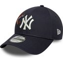 lippikset-kaareva-laivastonsininen-saadettava-nauha-9forty-outdoor-icon-new-york-yankees-mlb-new-era
