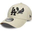 lippikset-kaareva-beige-saadettava-nauha-9forty-outdoor-icon-los-angeles-dodgers-mlb-new-era