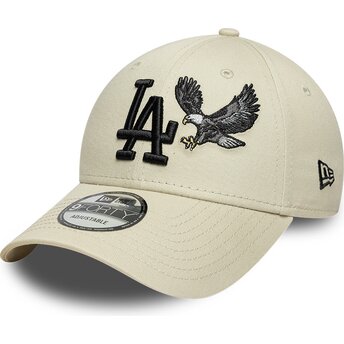 Lippikset kaareva beige säädettävä nauha 9FORTY Outdoor Icon Los Angeles Dodgers MLB New Era