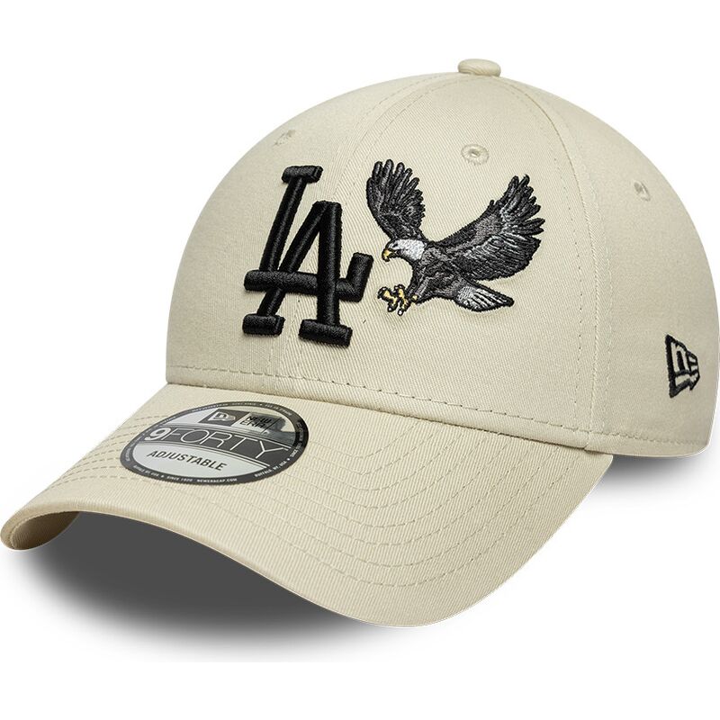 lippikset-kaareva-beige-saadettava-nauha-9forty-outdoor-icon-los-angeles-dodgers-mlb-new-era