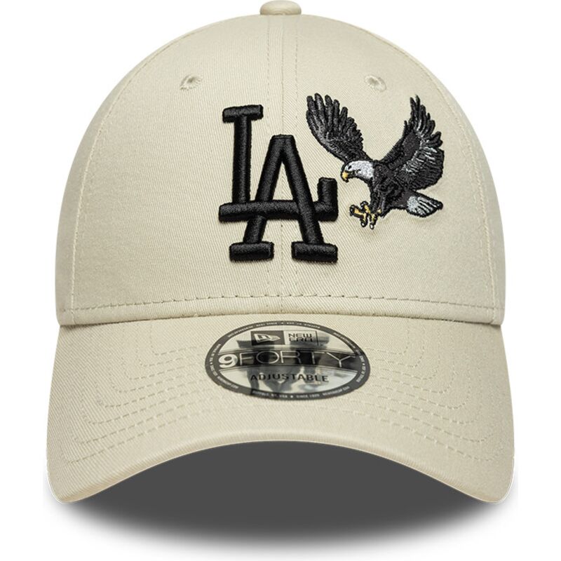 lippikset-kaareva-beige-saadettava-nauha-9forty-outdoor-icon-los-angeles-dodgers-mlb-new-era