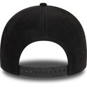 lippikset-kaareva-musta-snapback-e-frame-faux-suede-new-york-yankees-mlb-new-era