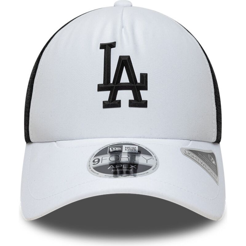 lippikset-kaareva-rekka-valkoinen-snapback-9forty-apex-sporty-los-angeles-dodgers-mlb-new-era
