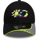 lippikset-kaareva-musta-saadettava-nauha-9forty-m-crown-check-valentino-rossi-vr46-motogp-new-era