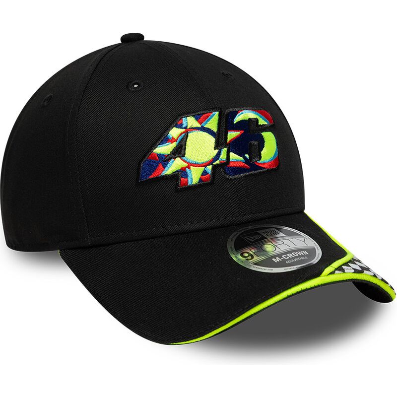 lippikset-kaareva-musta-saadettava-nauha-9forty-m-crown-check-valentino-rossi-vr46-motogp-new-era