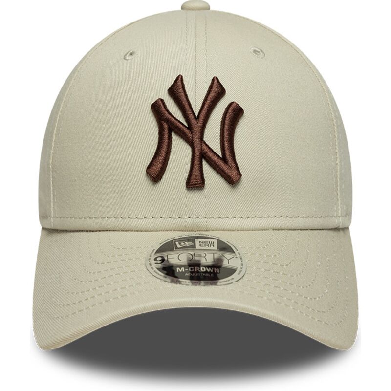 lippikset-kaareva-beige-snapback-9forty-m-crown-new-york-yankees-mlb-new-era