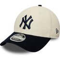 lippikset-kaareva-beige-saadettava-nauha-9forty-m-crown-cord-new-york-yankees-mlb-new-era