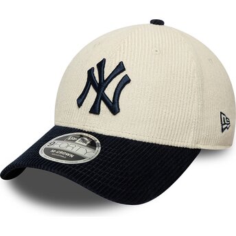 Lippikset kaareva beige säädettävä nauha 9FORTY M-Crown Cord New York Yankees MLB New Era