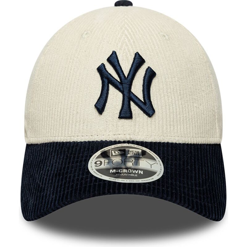 lippikset-kaareva-beige-saadettava-nauha-9forty-m-crown-cord-new-york-yankees-mlb-new-era