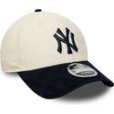lippikset-kaareva-beige-saadettava-nauha-9forty-m-crown-cord-new-york-yankees-mlb-new-era