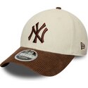 lippikset-kaareva-ruskea-saadettava-nauha-9forty-m-crown-cord-new-york-yankees-mlb-new-era