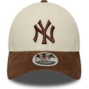 lippikset-kaareva-ruskea-saadettava-nauha-9forty-m-crown-cord-new-york-yankees-mlb-new-era
