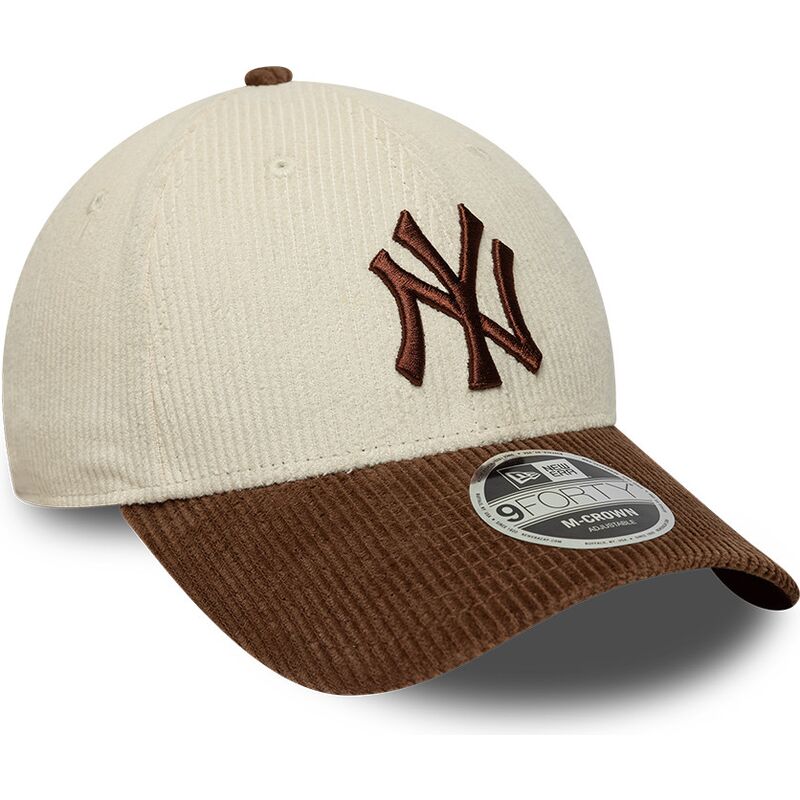 lippikset-kaareva-ruskea-saadettava-nauha-9forty-m-crown-cord-new-york-yankees-mlb-new-era lippikset-kaareva-ruskea-saadettava-nauha-9forty-m-crown-cord-new-york-yankees-mlb-new-era