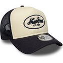 lippikset-kaareva-rekka-laivastonsininen-snapback-a-frame-oval-foam-patch-new-era