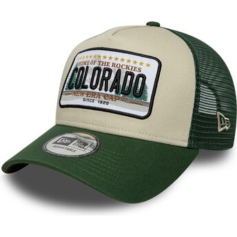 Lippikset kaareva rekka vihreä snapback A Frame License Plate Colorado New Era