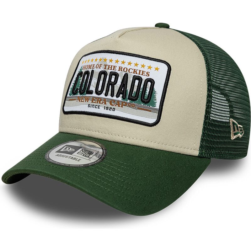 lippikset-kaareva-rekka-vihrea-snapback-a-frame-license-plate-colorado-new-era
