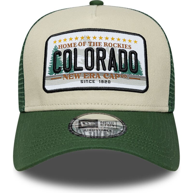 lippikset-kaareva-rekka-vihrea-snapback-a-frame-license-plate-colorado-new-era