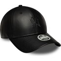 lippikset-kaareva-musta-snapback-9forty-m-crown-pu-diamante-new-york-yankees-mlb-new-era