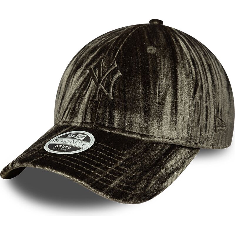 lippikset-kaareva-vihrea-saadettava-nauha-9twenty-velour-new-york-yankees-mlb-new-era