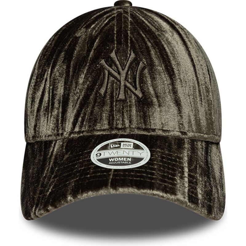 lippikset-kaareva-vihrea-saadettava-nauha-9twenty-velour-new-york-yankees-mlb-new-era