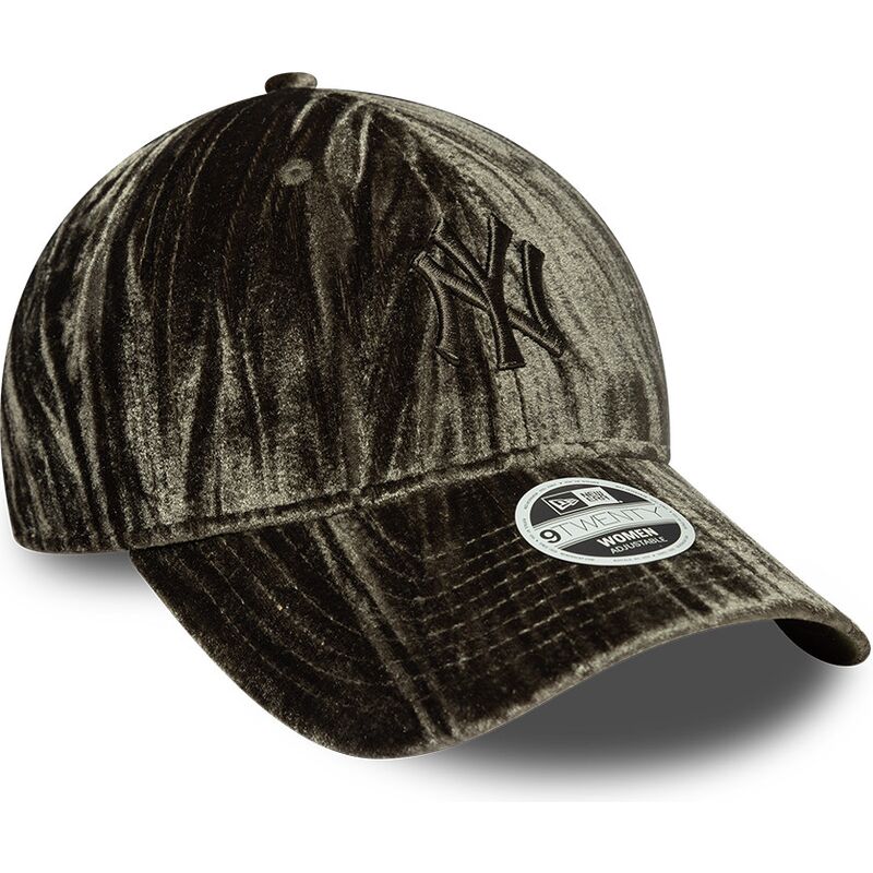 lippikset-kaareva-vihrea-saadettava-nauha-9twenty-velour-new-york-yankees-mlb-new-era