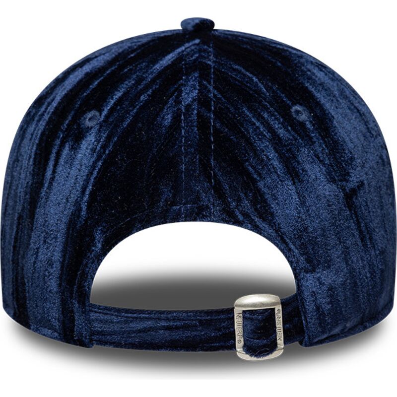 lippikset-kaareva-laivastonsininen-saadettava-nauha-9twenty-velour-los-angeles-dodgers-mlb-new-era