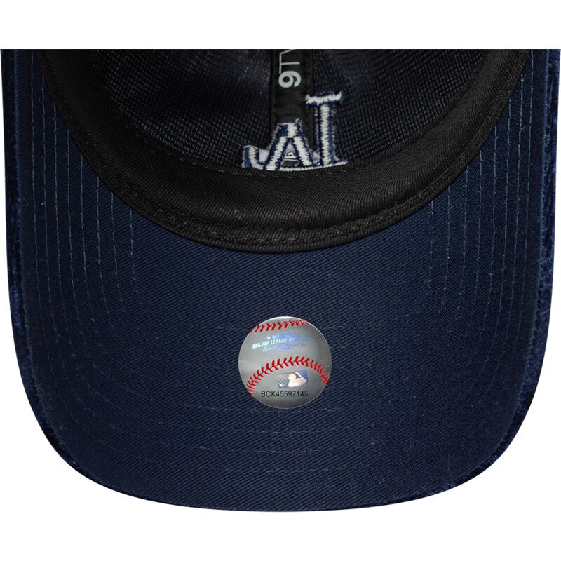 lippikset-kaareva-laivastonsininen-saadettava-nauha-9twenty-velour-los-angeles-dodgers-mlb-new-era