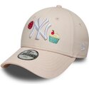 lippikset-kaareva-vaaleanpunainen-saadettava-nauha-lapsille-9forty-food-icon-cupcake-new-york-yankees-mlb-new-era