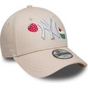 lippikset-kaareva-vaaleanpunainen-saadettava-nauha-lapsille-9forty-food-icon-cupcake-new-york-yankees-mlb-new-era