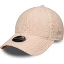 lippikset-kaareva-vaaleanpunainen-snapback-lapsille-rosa-9forty-m-crown-winter-borg-new-york-yankees-mlb-new-era