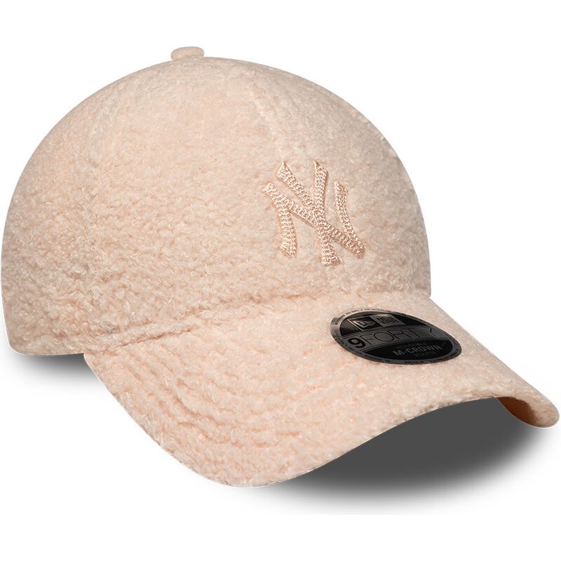 lippikset-kaareva-vaaleanpunainen-snapback-lapsille-rosa-9forty-m-crown-winter-borg-new-york-yankees-mlb-new-era