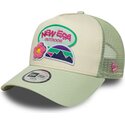 lippikset-kaareva-rekka-vihrea-snapback-lapsille-a-frame-outdoor-new-era