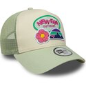 lippikset-kaareva-rekka-vihrea-snapback-lapsille-a-frame-outdoor-new-era